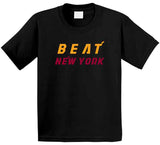 Beat New York Miami Basketball Fan V2 T Shirt