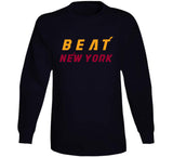 Beat New York Miami Basketball Fan V2 T Shirt