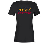 Beat New York Miami Basketball Fan V2 T Shirt