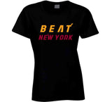 Beat New York Miami Basketball Fan V2 T Shirt