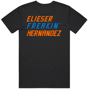 Elieser Hernandez Freakin Miami Baseball Fan T Shirt