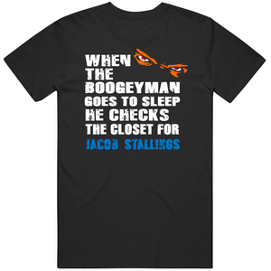 Jacob Stallings Boogeyman Miami Baseball Fan T Shirt