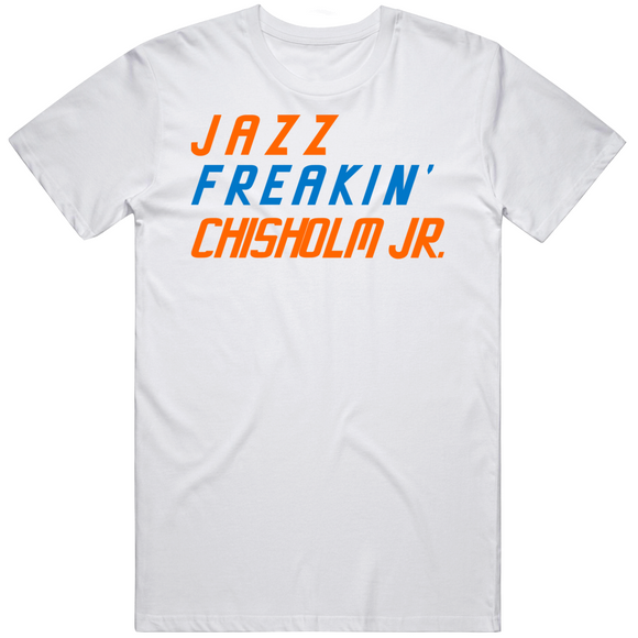  Jazz Chisholm Jr. 3/4 Sleeve T-Shirt (Baseball Tee, X