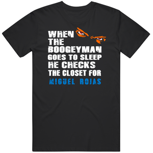 Miguel Rojas Boogeyman Miami Baseball Fan T Shirt