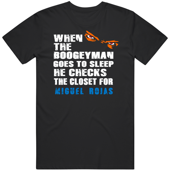 Miguel Rojas Boogeyman Miami Baseball Fan T Shirt