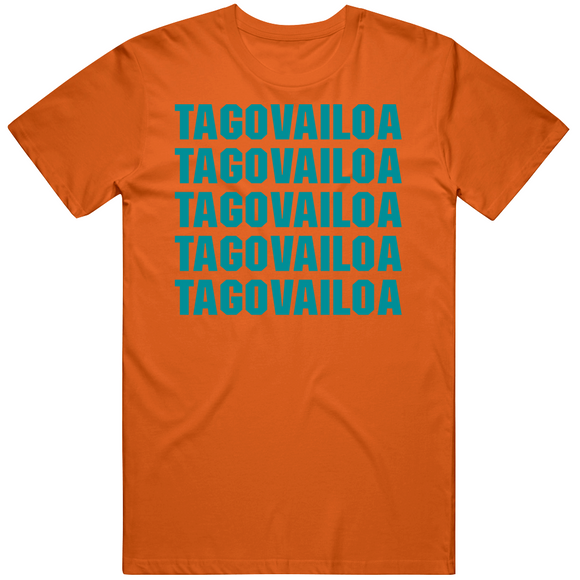 Tua Tagovailoa X5 Miami Football Fan T Shirt