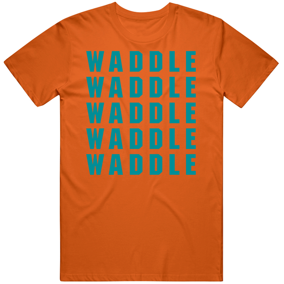 Jaylen Waddle X5 Miami Football Fan T Shirt