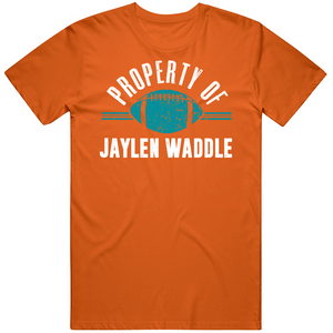 Jaylen Waddle Property Of Miami Football Fan T Shirt