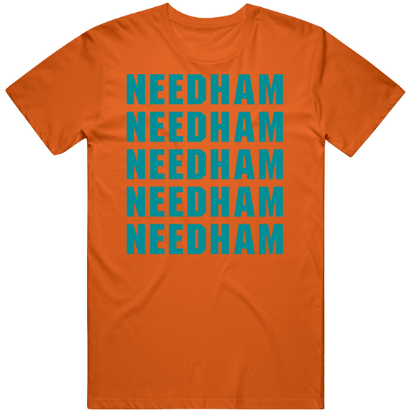 Nik Needham X5 Miami Football Fan T Shirt