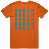 Emmanuel Ogbah X5 Miami Football Fan T Shirt