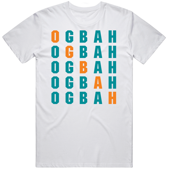 Emmanuel Ogbah X5 Miami Football Fan V4 T Shirt