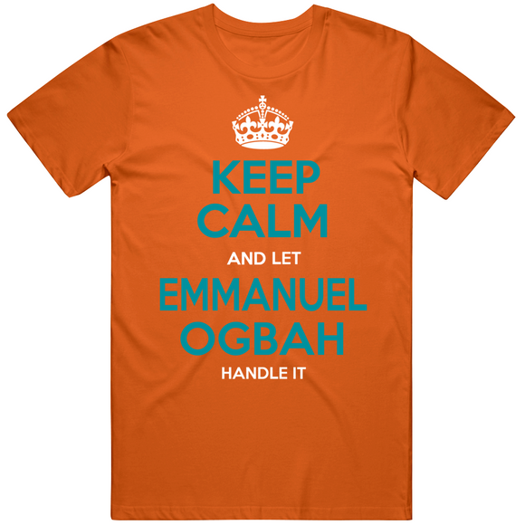 Emmanuel Ogbah Keep Calm Miami Football Fan T Shirt