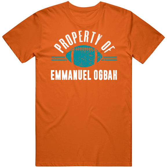 Emmanuel Ogbah Property Of Miami Football Fan T Shirt