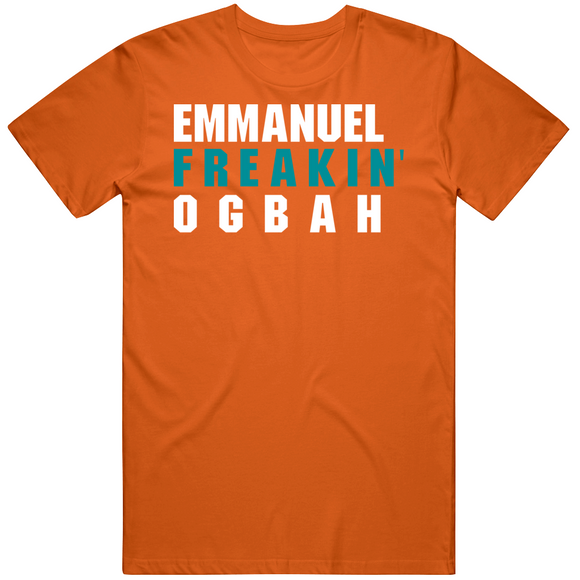 Emmanuel Ogbah Freakin Miami Football Fan T Shirt