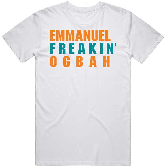 Emmanuel Ogbah Freakin Miami Football Fan V2 T Shirt