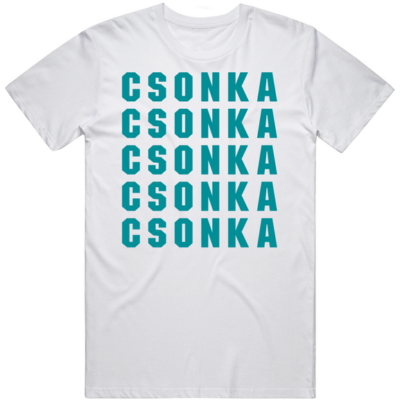 Larry Csonka X5 Miami Football Fan V2 T Shirt