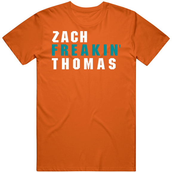 Zach Thomas Freakin Miami Football Fan T Shirt