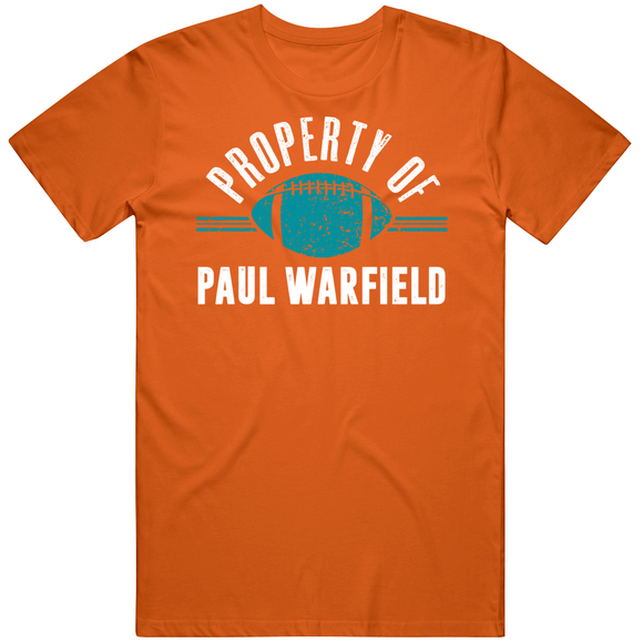 Paul Warfield Property Of Miami Football Fan T Shirt