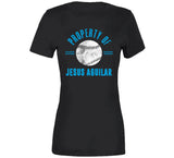 Jesus Aguilar Property Of Miami Baseball Fan T Shirt