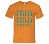 Bob Griese X5 Miami Football Fan T Shirt