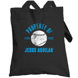 Jesus Aguilar Property Of Miami Baseball Fan T Shirt