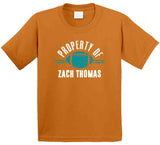 Zach Thomas Property Of Miami Football Fan T Shirt