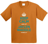 Jaylen Waddle Keep Calm Miami Football Fan T Shirt