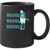 Jaylen Waddle Miami Waddle Waddle Waddle The Penguin Football Fan T Shirt