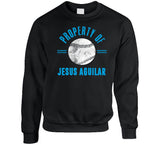 Jesus Aguilar Property Of Miami Baseball Fan T Shirt