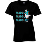 Jaylen Waddle Miami Waddle Waddle Waddle The Penguin Football Fan T Shirt