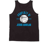 Jesus Aguilar Property Of Miami Baseball Fan T Shirt