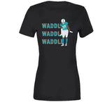 Jaylen Waddle Miami Waddle Waddle Waddle The Penguin Football Fan T Shirt