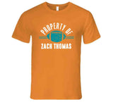 Zach Thomas Property Of Miami Football Fan T Shirt