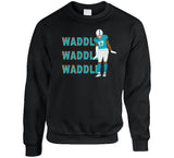 Jaylen Waddle Miami Waddle Waddle Waddle The Penguin Football Fan T Shirt