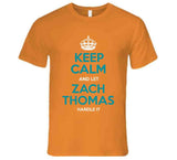 Zach Thomas Keep Calm Miami Football Fan T Shirt