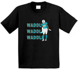 Jaylen Waddle Miami Waddle Waddle Waddle The Penguin Football Fan T Shirt